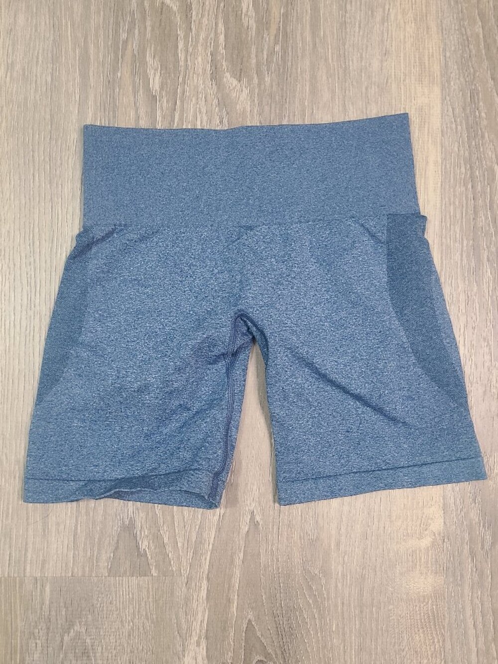 NVGTN Slate Blue Signature Seamless High Waisted Workout Biker Shorts - Size XS